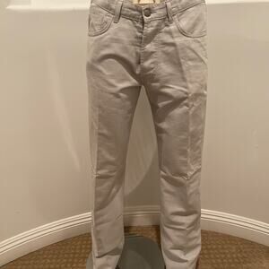 Teddy Smith Flat Front Casual Pants Gray Size 33